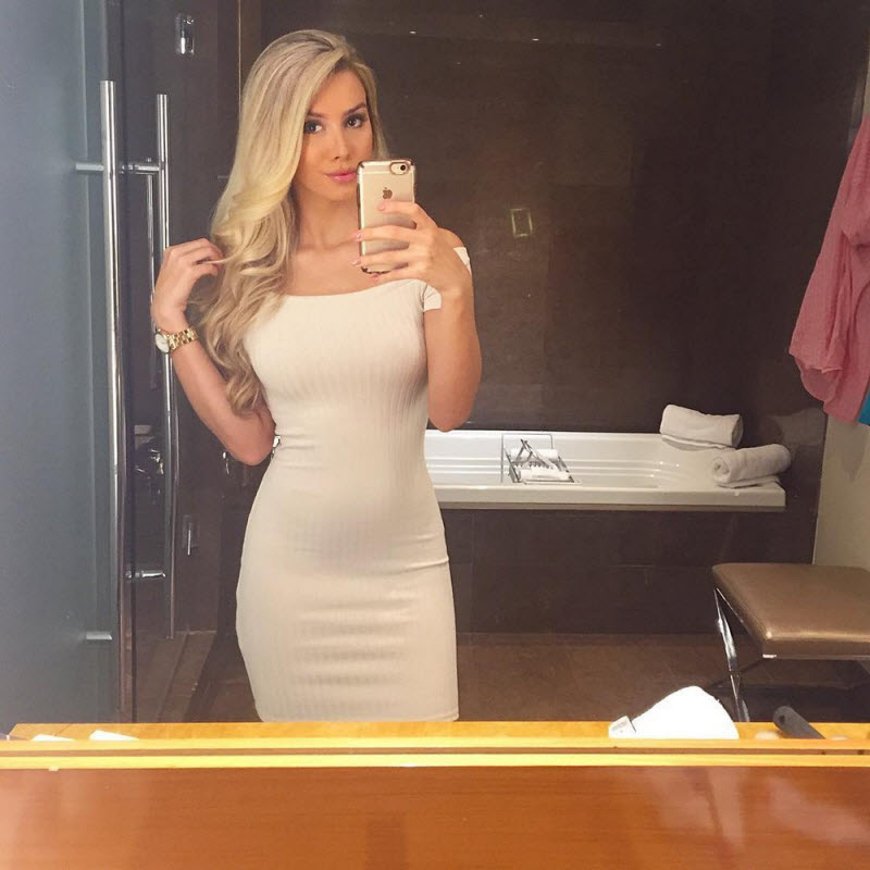 Девушки в обтягивающих платьях