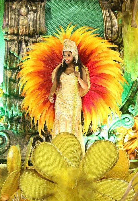Девушки на карнавале в Рио-де-Жанейро