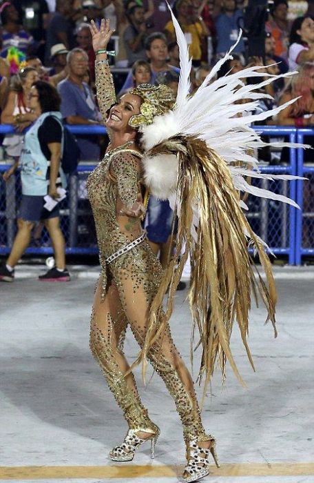 Девушки на карнавале в Рио-де-Жанейро