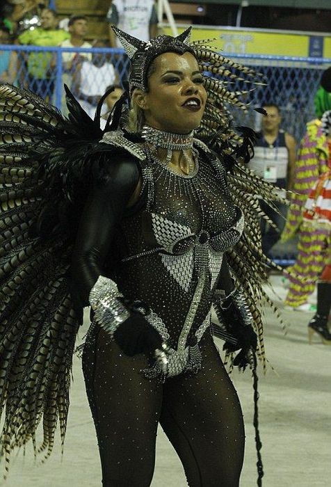 Девушки на карнавале в Рио-де-Жанейро