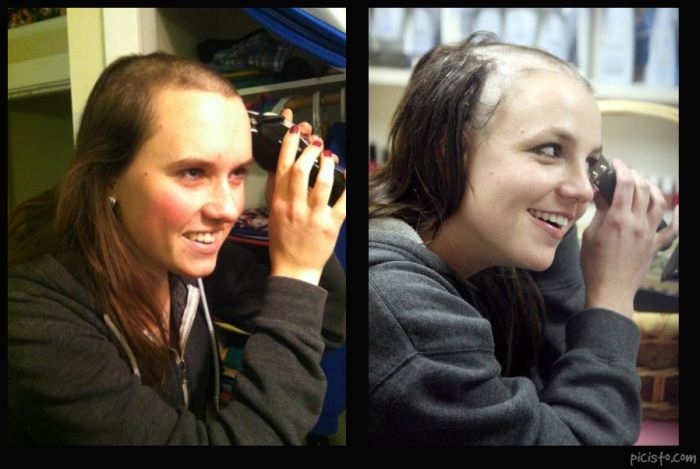 Как весело побрить голову