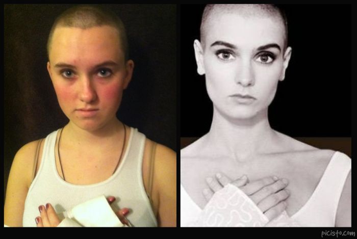 Как весело побрить голову