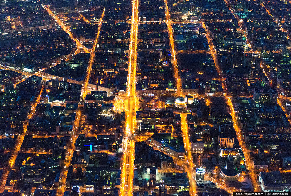 Новосибирск с вертолета