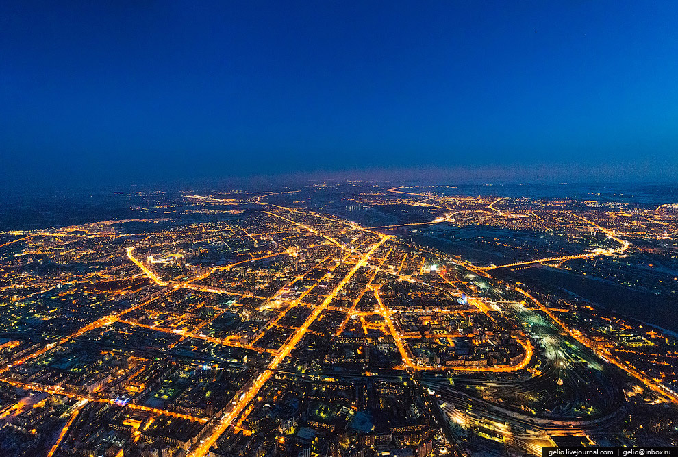 Новосибирск с вертолета