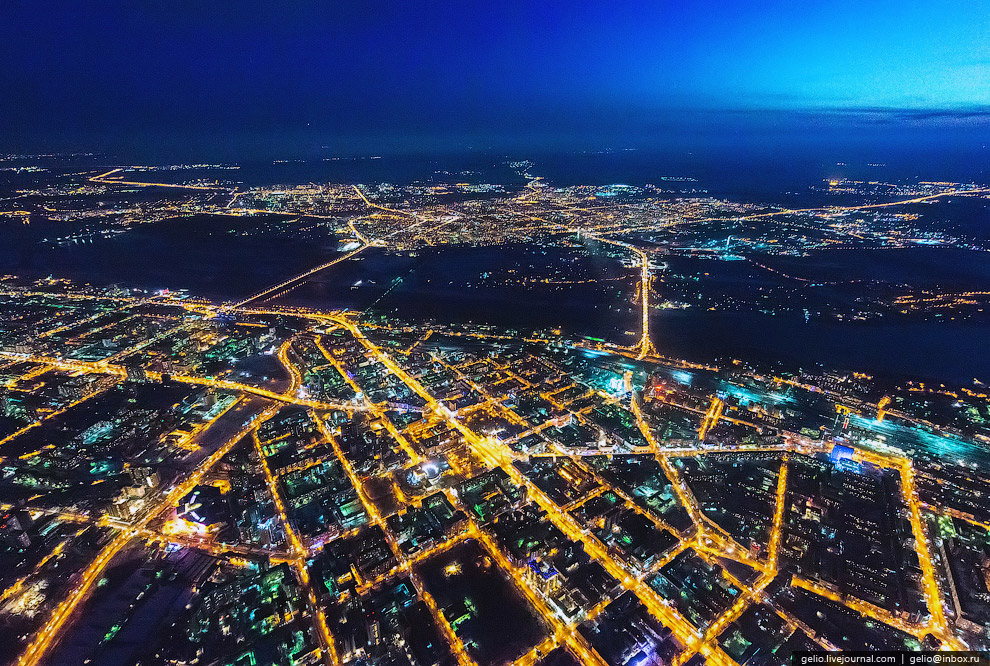 Новосибирск с вертолета