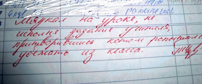 Смешные записи в дневниках школьников (50 фото)