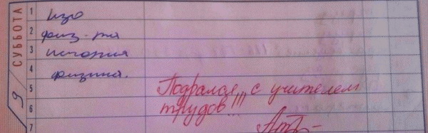 Смешные записи в дневниках школьников (50 фото)