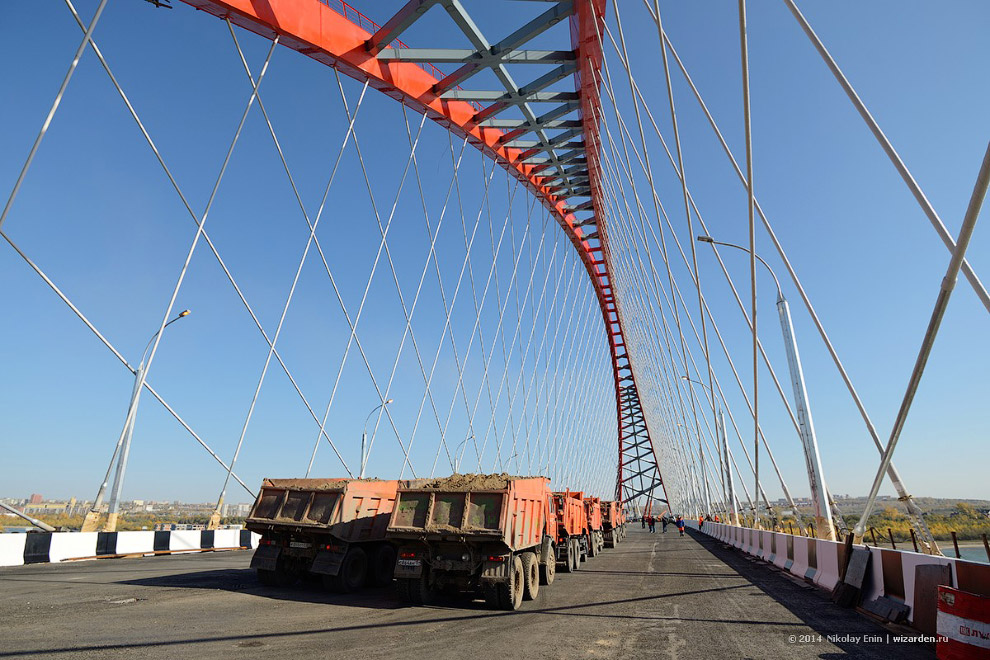 Как испытывают мосты на прочность Как испытывают мосты на прочность