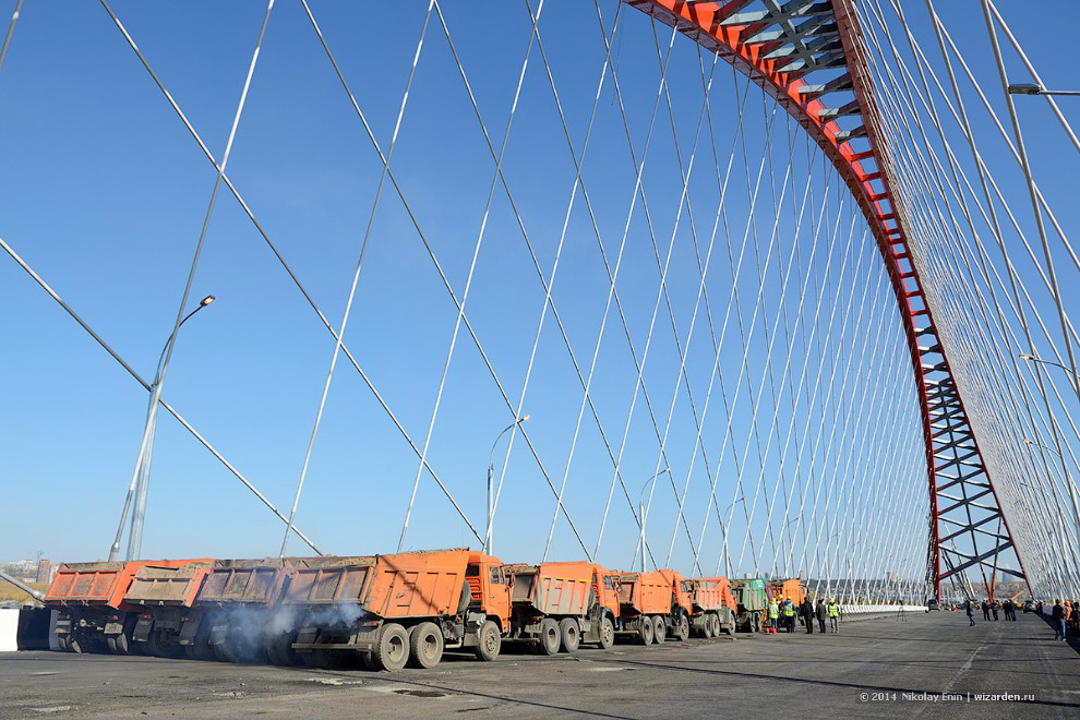 Как испытывают мосты на прочность Как испытывают мосты на прочность