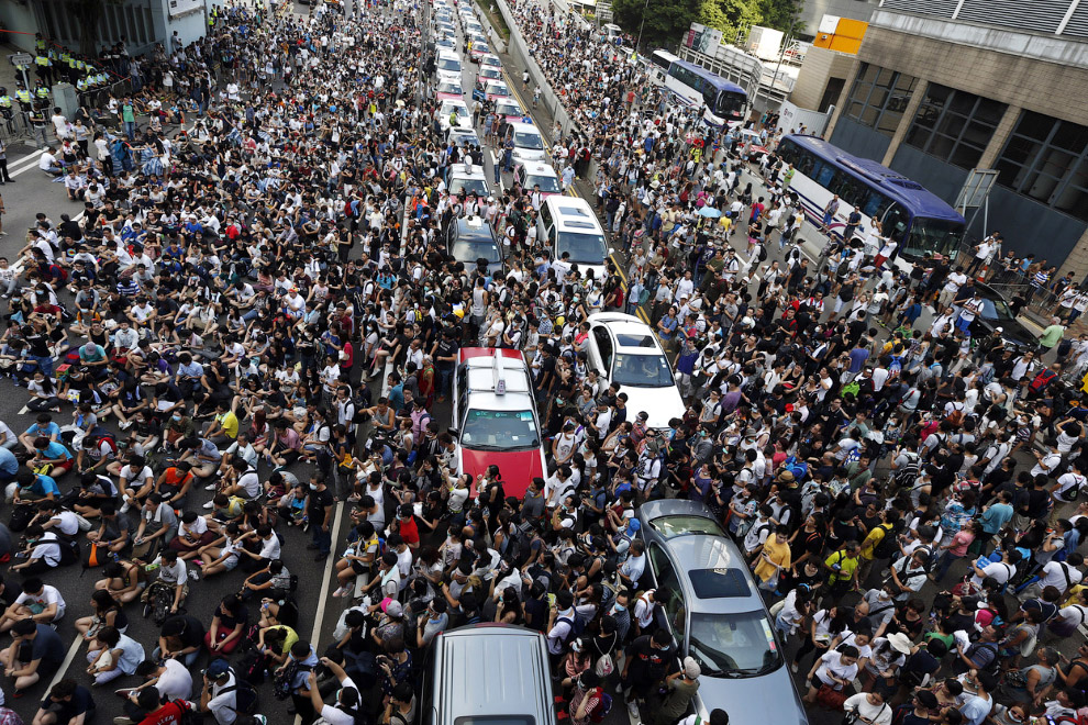 Occupy Central: китайцы протестуют Occupy Central: китайцы протестуют