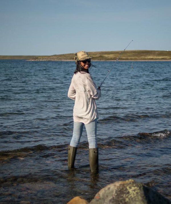 Девчонки на рыбалке (57 фото)