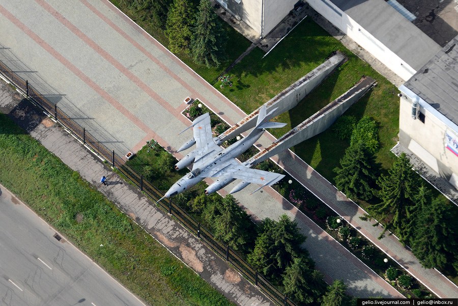 Виды Барнаула с вертолета