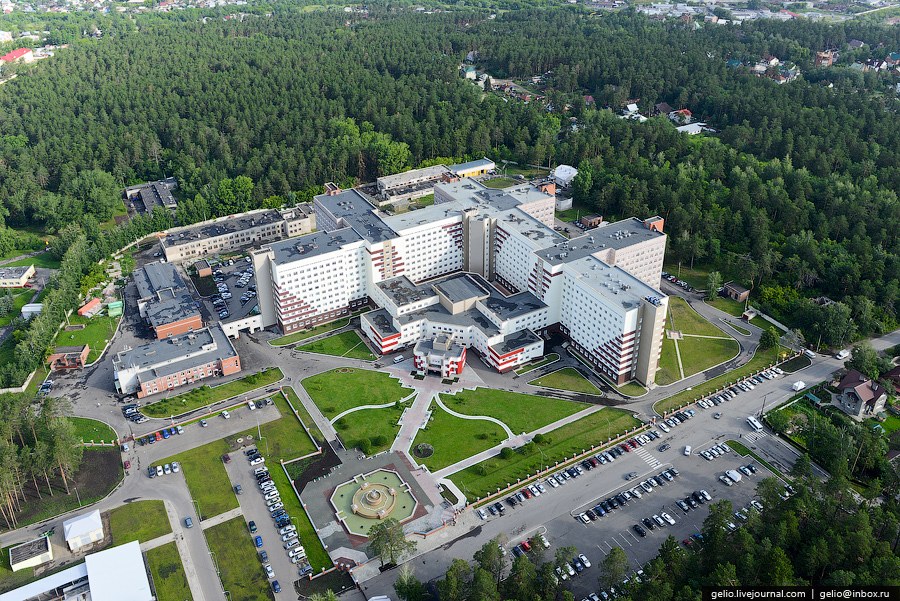 Виды Барнаула с вертолета