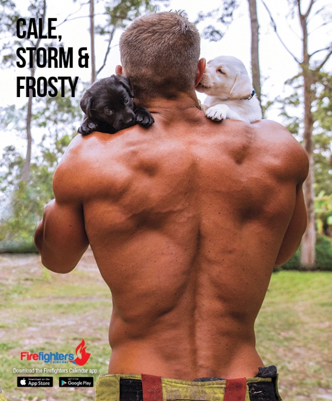 Горячие австралийские пожарные дали огня в благотворительном календаре