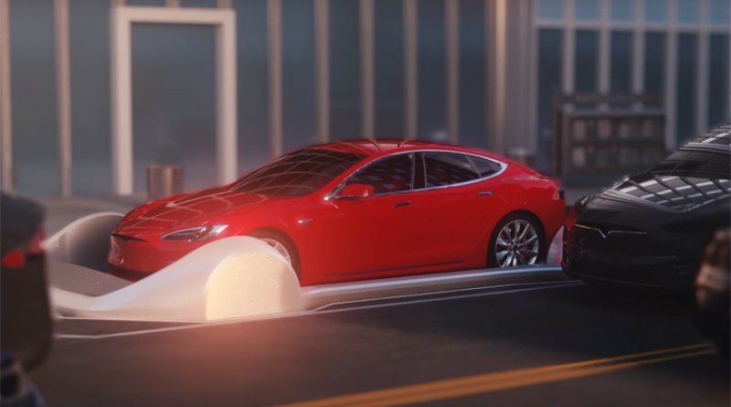 Первые кадры туннеля новой транспортной развязки Илона Маска