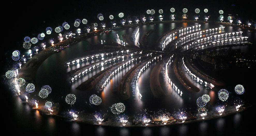 Встреча Нового года 2014 по всему миру