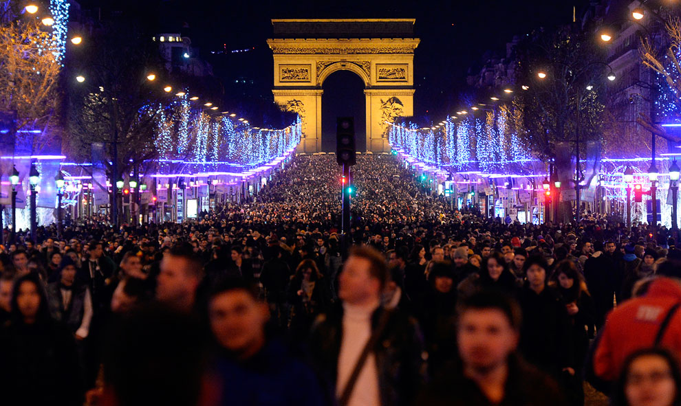 Встреча Нового года 2014 по всему миру