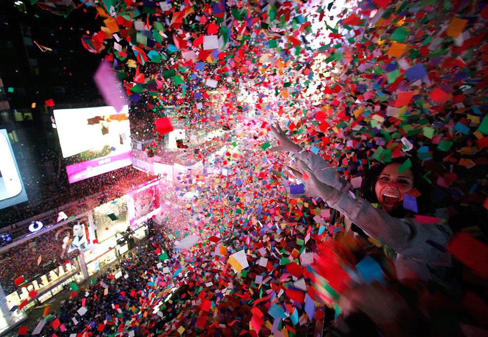 Встреча Нового года 2014 по всему миру