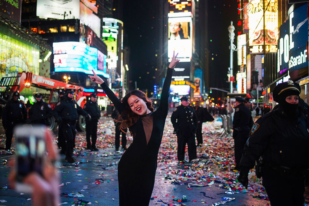 Встреча Нового года 2014 по всему миру