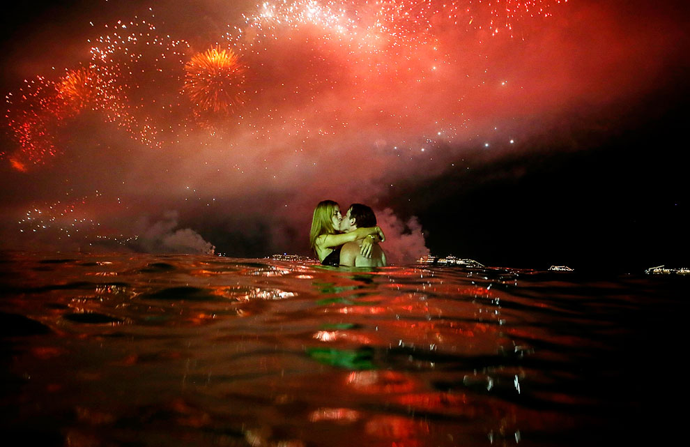 Встреча Нового года 2014 по всему миру