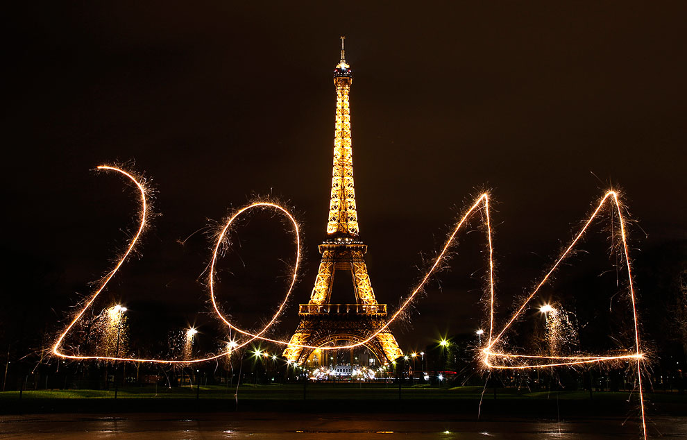 Встреча Нового года 2014 по всему миру