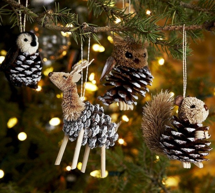 Креативные новогодние украшения для дома