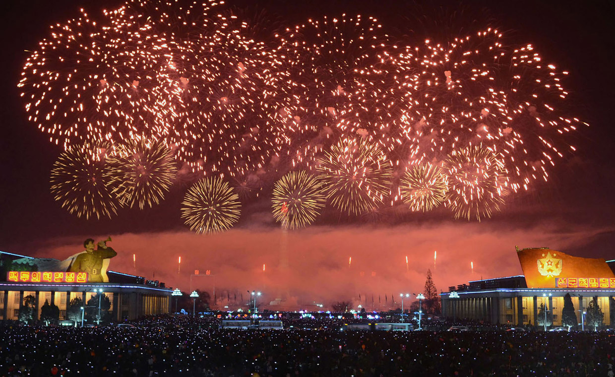 Как встретили в мире Новый 2018 год