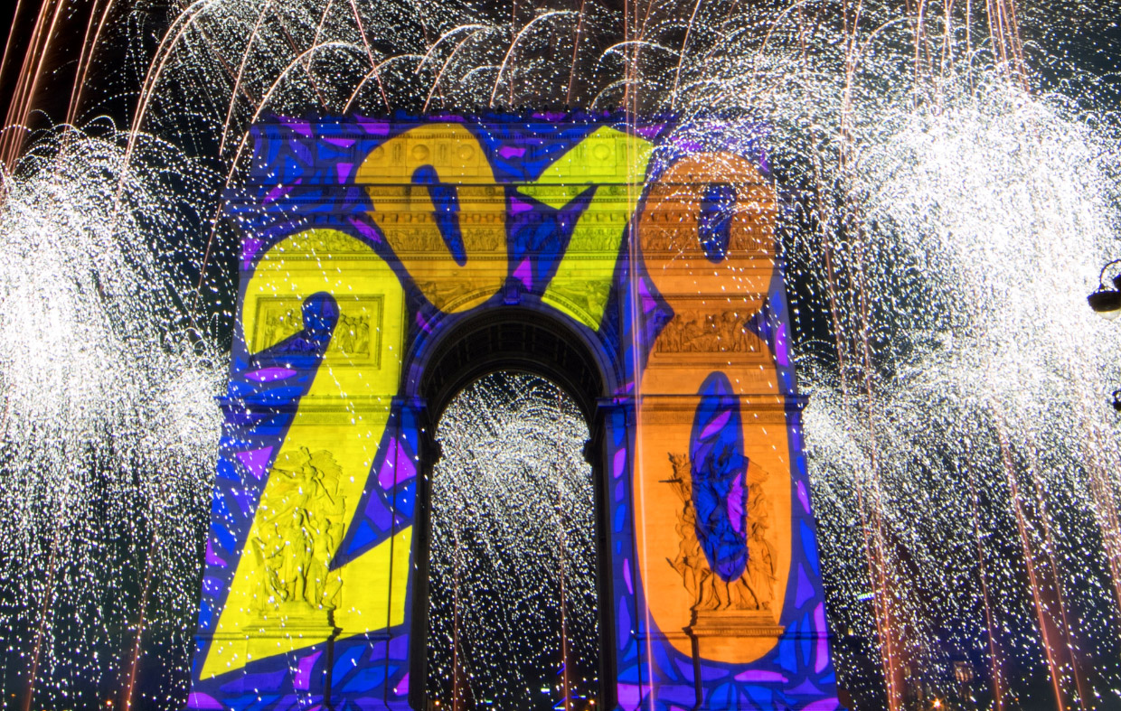 Как встретили в мире Новый 2018 год