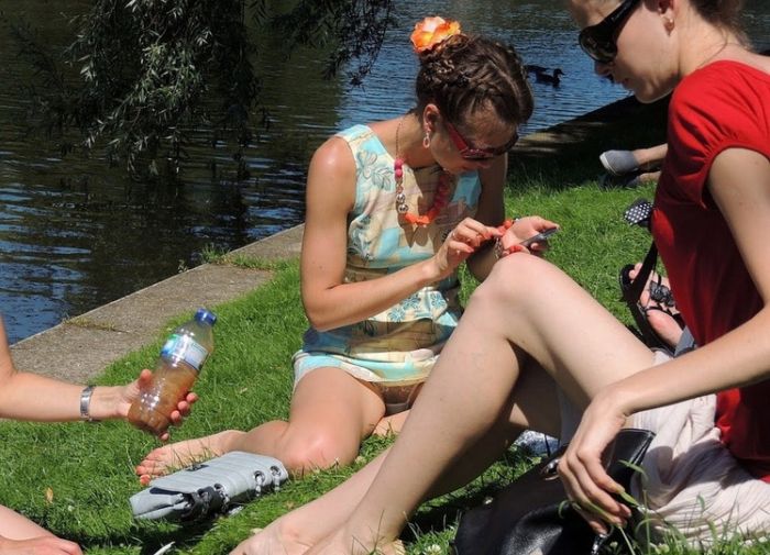 Пикантные засветы девушек