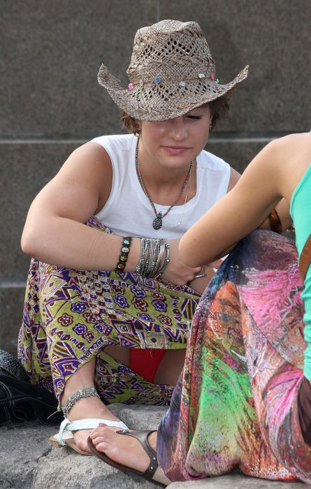 Пикантные засветы девушек