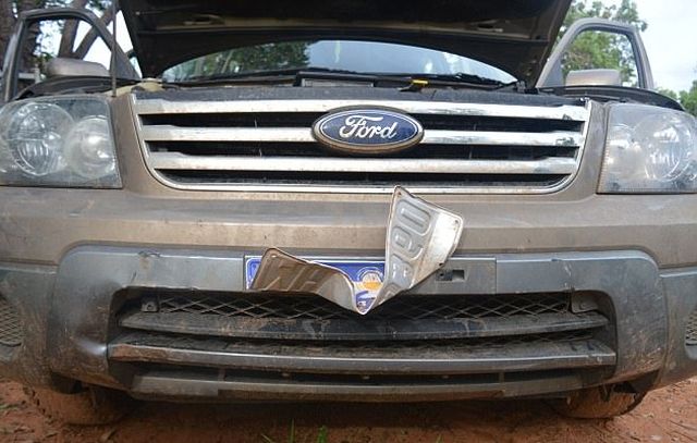 Туристы провели ночь на крыше авто, спасаясь от крокодилов