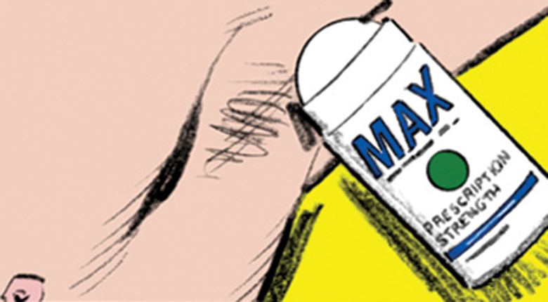 Как избавиться от повышенной потливости