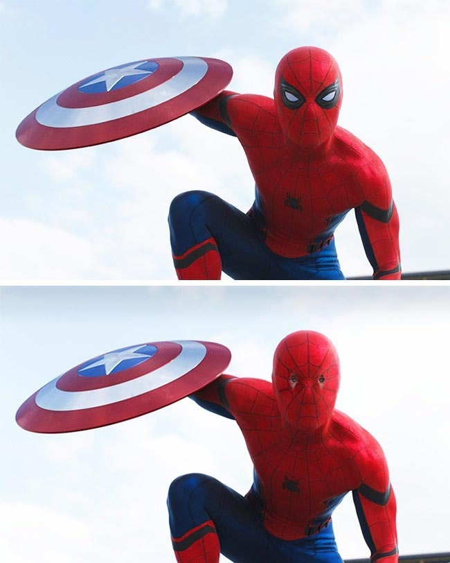 Как будут выглядеть известные персонажи фильмов, если лишить их главной фишки