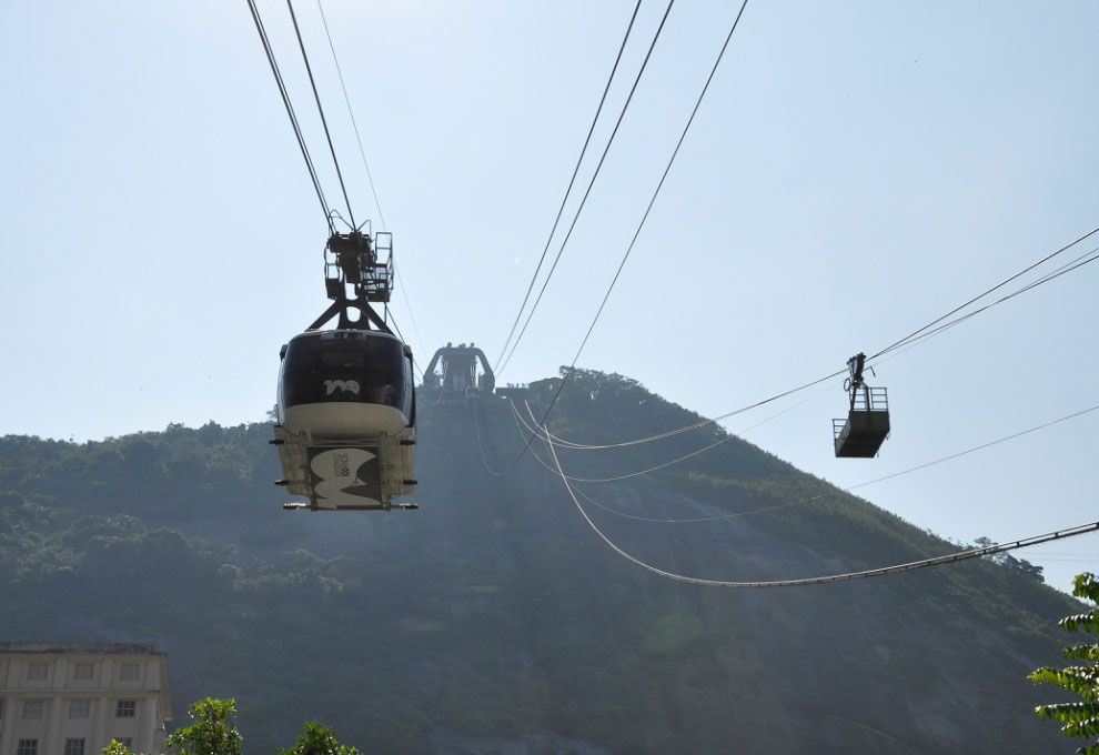 Сахарная Голова и Рио-де-Жанейро с высоты