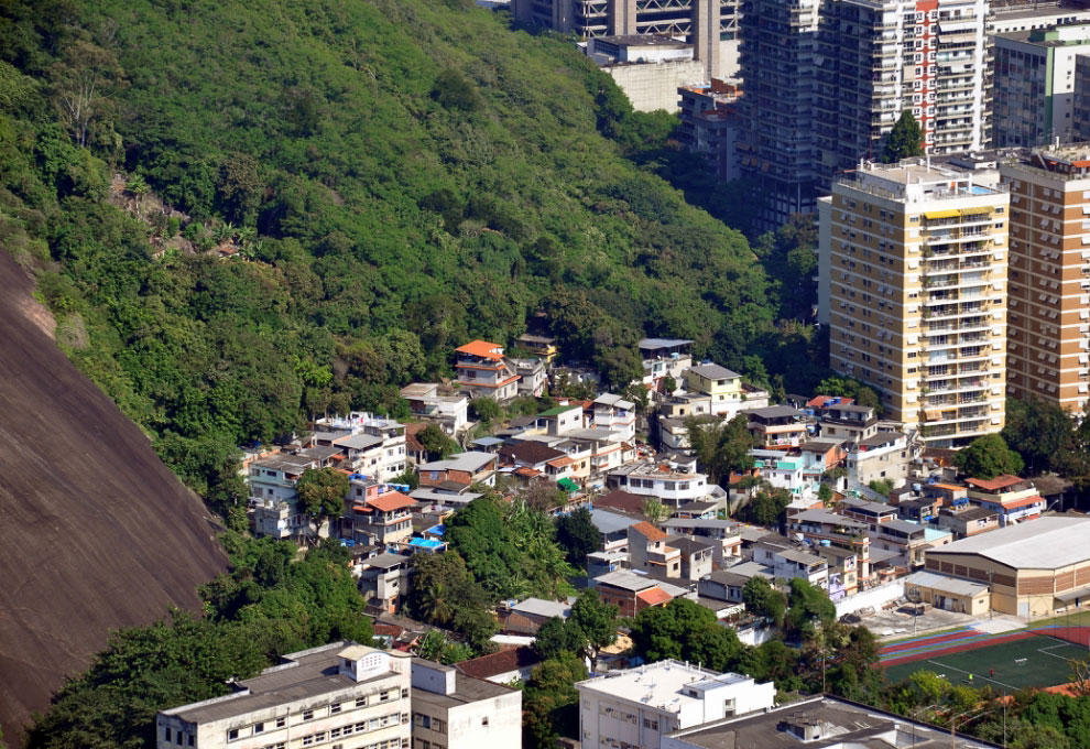 Сахарная Голова и Рио-де-Жанейро с высоты