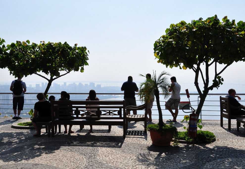 Сахарная Голова и Рио-де-Жанейро с высоты