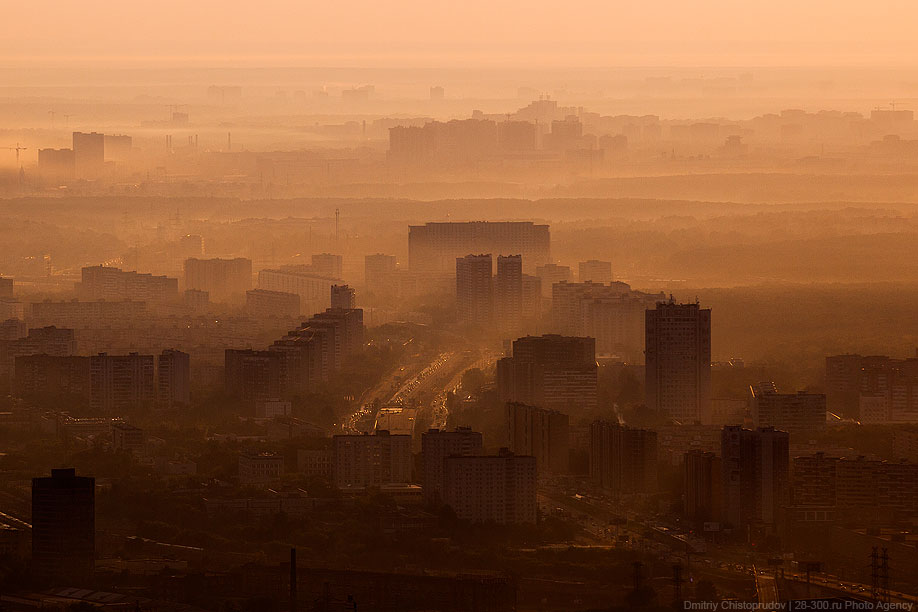 Останкинская телебашня. Вид на Москву с высоты 503 метра Останкинская телебашня. Вид на Москву с высоты 503 метра