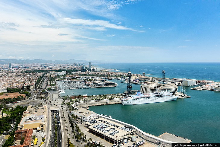 Барселона с высоты