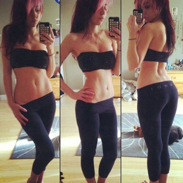 Девушки в лосинах