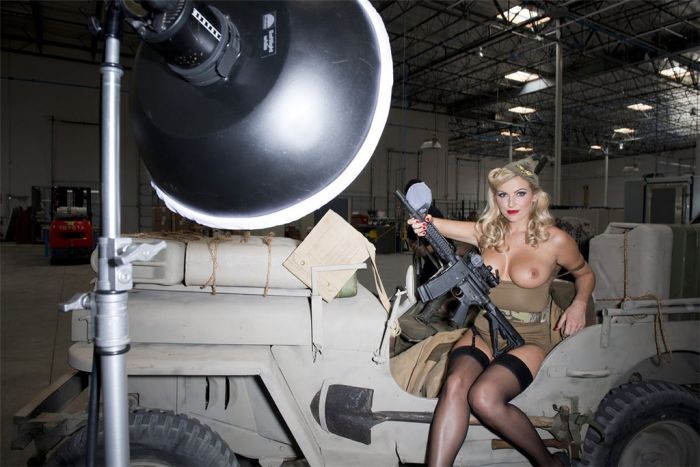 Съемки календаря Hot Shots