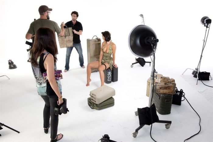 Съемки календаря Hot Shots