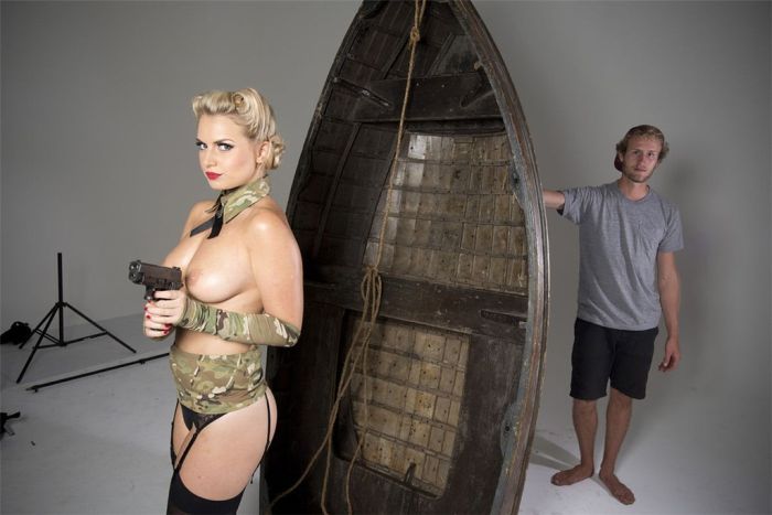 Съемки календаря Hot Shots