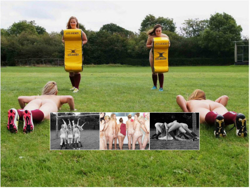 Британские регбистки разделись для второго благотворительного календаря