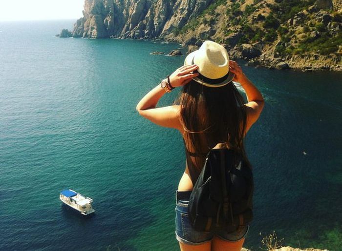 Девушки на отдыхе в Крыму