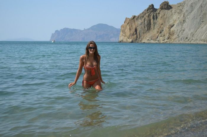 Девушки на отдыхе в Крыму