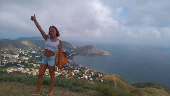 Девушки на отдыхе в Крыму