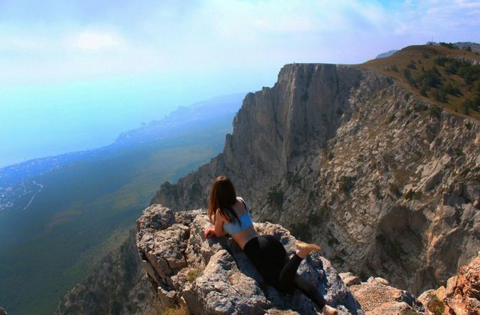 Девушки на отдыхе в Крыму