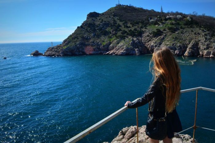 Девушки на отдыхе в Крыму