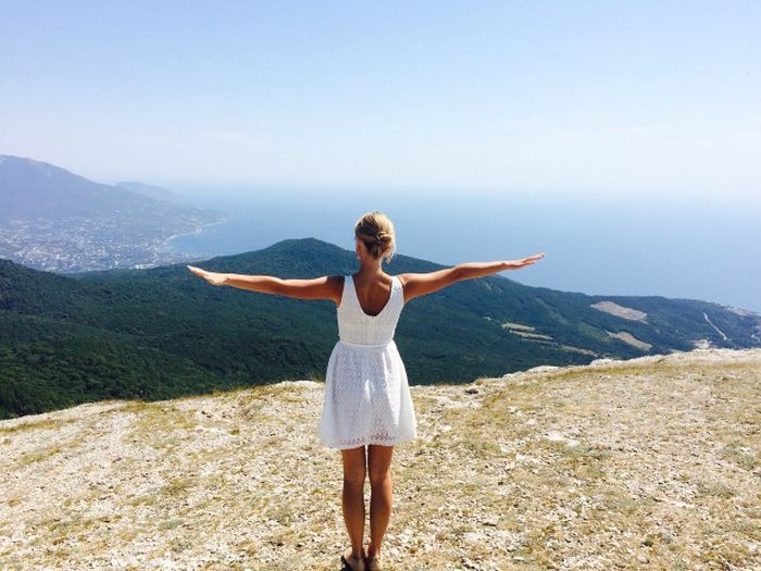 Девушки на отдыхе в Крыму