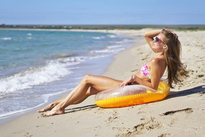 Девушки на отдыхе в Крыму